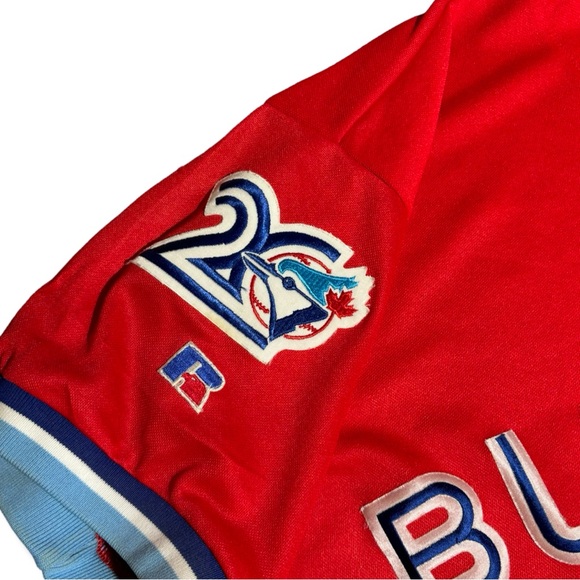 Rare Vintage 1996 Russell Athletic 20th Anniversary Toronto Blue Jays Jersey - Picture 3 of 5